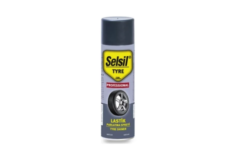 Selsil Lastik Parlatıcı Sprey 500 ml
