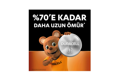 Duracell CR2032 Lityum Düğme Piller 3V (2’li Paket)
