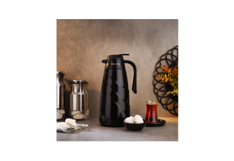 Schafer Kitchenhouse Mimoza Cam Termos Siyah 1,5 lt