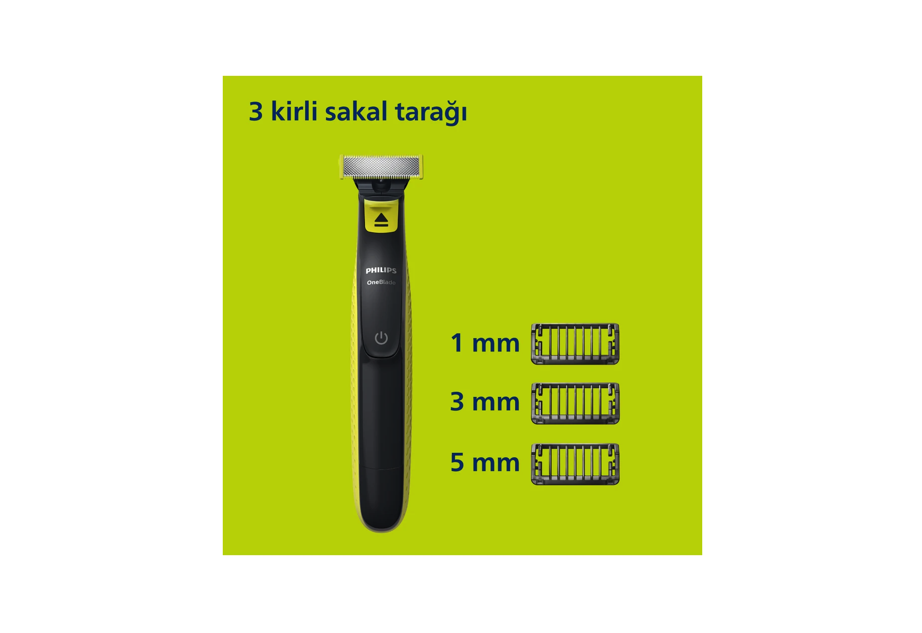 Philips QP2724/10 Oneblade Yüz Şekillendirici USB Girişli
