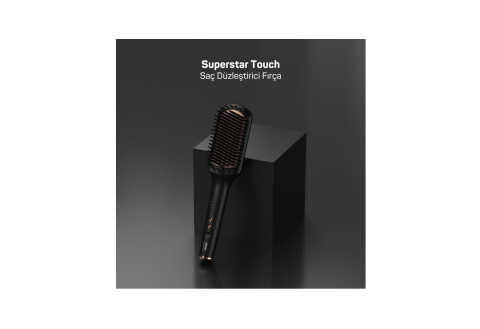 Arzum AR5068 Superstar Touch Saç Düzleştirici Fırça