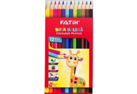 Fatih Kuru Boya 12 Renk Tam Boy