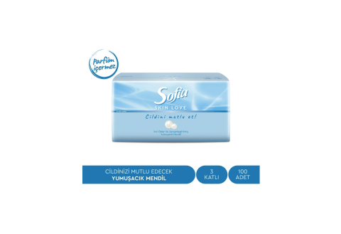 Sofia Skin Love Mendil 100'lü