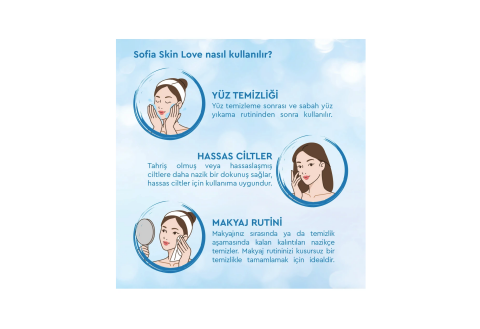 Sofia Skin Love Mendil 100'lü