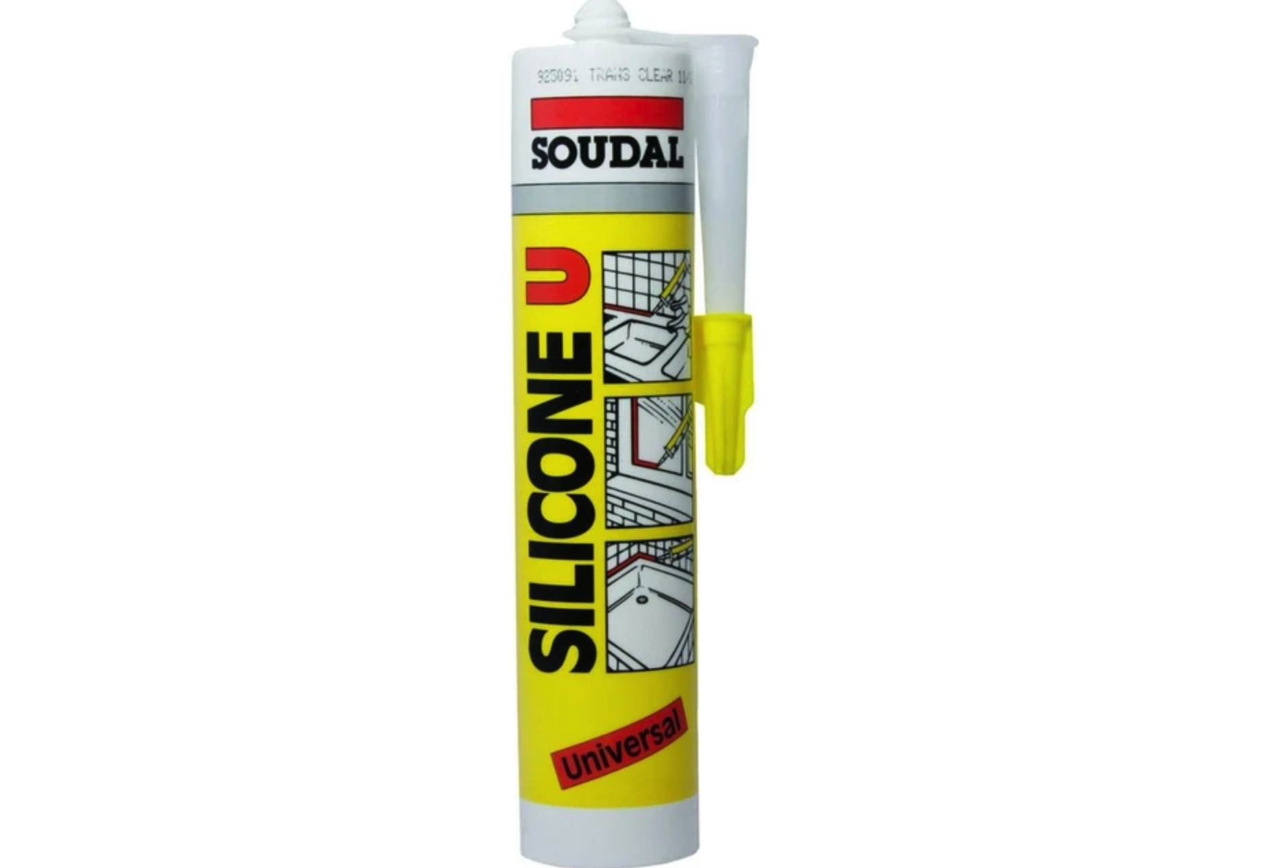 Soudal Silikon Şeffaf 280 Gr