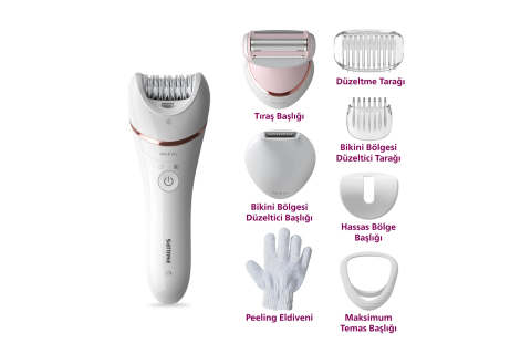 Philips 8000 SERISI BRE720/05 ISLAK KURU EPILATOR