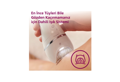 Philips 8000 SERISI BRE720/05 ISLAK KURU EPILATOR