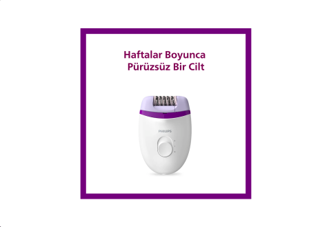 Philips BRE225/05 Satinelle Essential Kablolu Kompakt Epilatör
