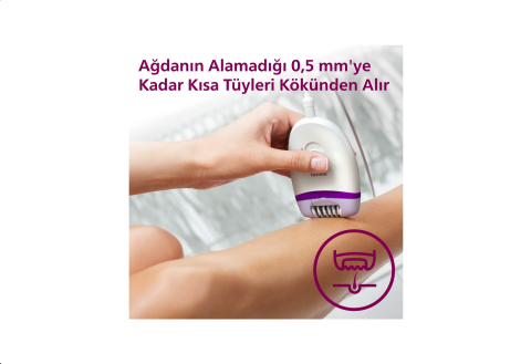 Philips BRE225/05 Satinelle Essential Kablolu Kompakt Epilatör