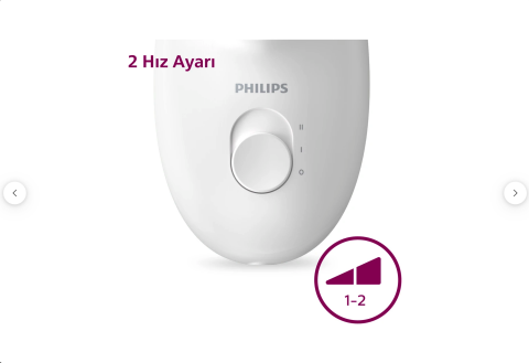 Philips BRE225/05 Satinelle Essential Kablolu Kompakt Epilatör