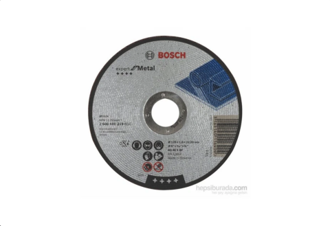 Bosch - Expert Serisi Metal İçin Düz Kesme Diski (Taş) - As 46 S Bf, 125 Mm, 1,6 Mm