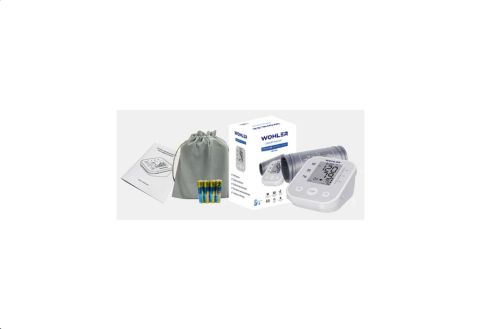 Wohler Üst Koldan Ölçer Dijital Tansiyon Aleti Nabız Ölçer USB Girişli 99 Ölçüm Hafıza Çantalı