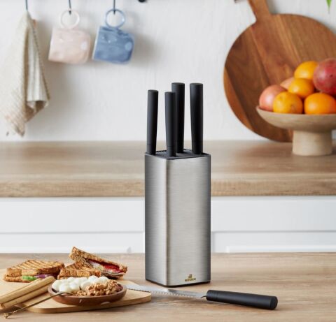 Karaca Grammy Inox 6 Parça Standlı Bıçak Seti