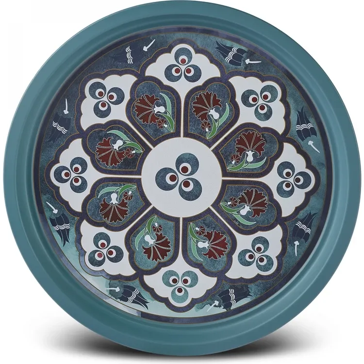 Karaca Bursa Metal Yuvarlak Tepsi 35 cm