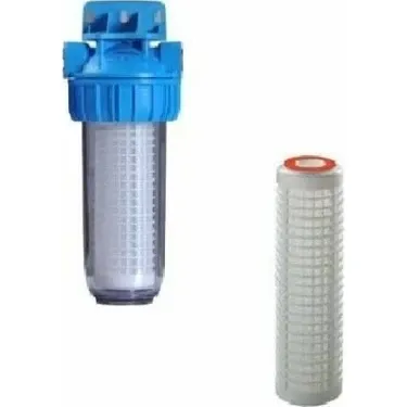 Atlas 3/4'' 10 Inch Tekli Filtre Kabı ve Yıkanabilir Filtre Atlas