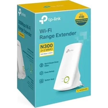 TP-Link TL-WA854RE | Menzil Genişletici | Wi-Fi 4 | 300 Mbps Hız | Kolay Kurulum