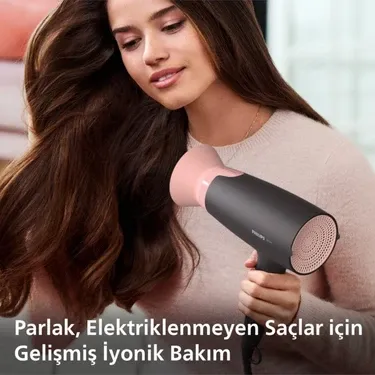 Philips BHD350/06 Thermoprotect Saç Kurutma Makinesi - 2100W, Gelişmiş İyonik Bakım, 6 Isı ve Hız Ayarı