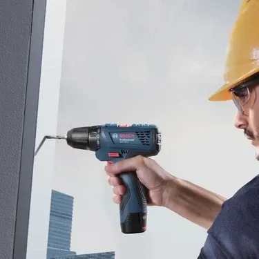 Bosch Darbeli Matkap Çift Akülü Şarjlı Matkap Akülü Vidalama + 25 Parça Vidalama Ucu Seti