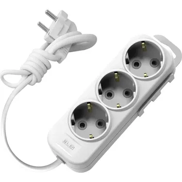 Viko Multi-Led Siyah 3'lü Priz Kablolu 2 m 90133302