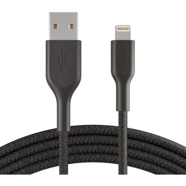 Belkin Playa Örgülü Lightning Kablo 1 Metre Siyah