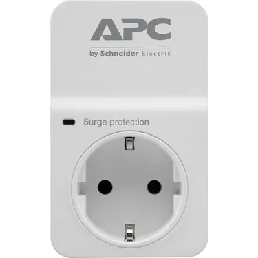 Schneider Electric APC Tekli Akım Korumalı Priz 230V PM1W-GR (Beyaz)