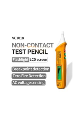 Aneng VC1018 12V-1000V Temassız Elektrik Sensör Çok Fonksiyonlu Kalem Dijital Lcd Ekranlı Test Cihaz