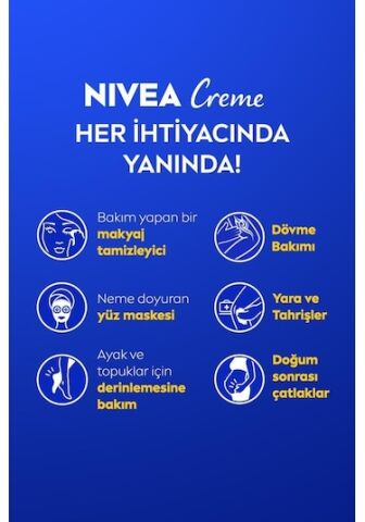 Nivea Creme Nemlendirici Mavi Teneke Kutu Krem 30 ML