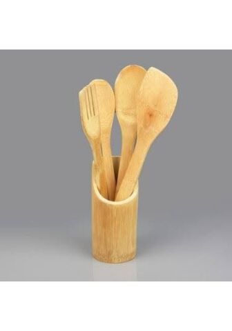 Finehome Bambu Servis Seti 5 Parça